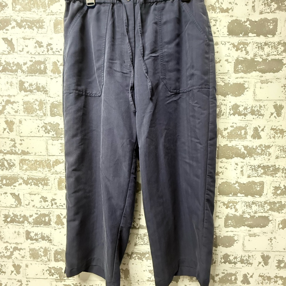 Caribbean Joe Women's Navy Cropped Pants